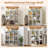 Bookcase Open Back Bookshelf With Anti-tip Kit Modern Style Organizer-1862794427