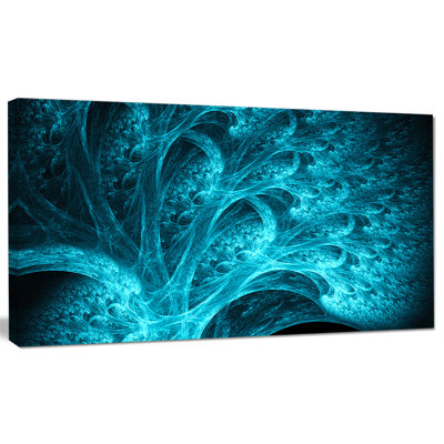 " Magical Blue Psychedelic Forest "