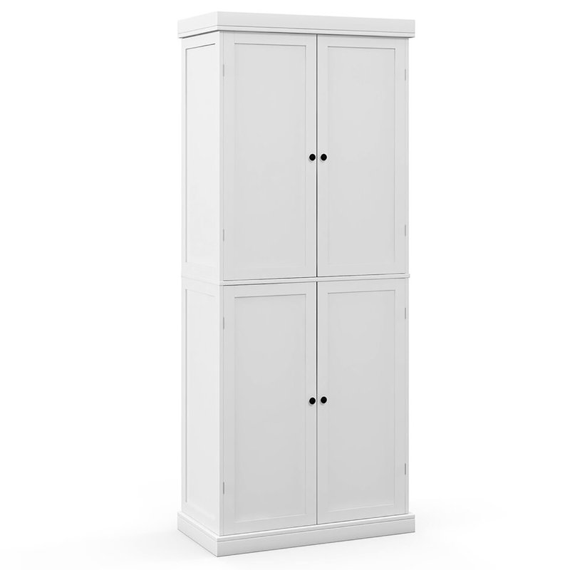 Armoire de cuisine 72,5 po Winston Porter, Blanc