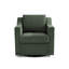 Upholstered Chenille Swivel Armchair-1570730975