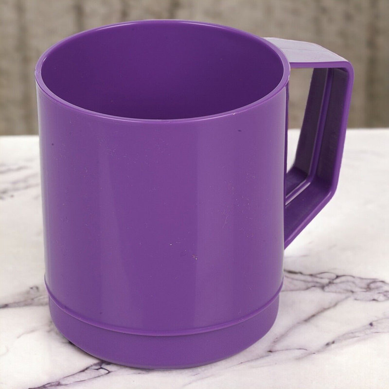 Nolly Plastic Coffee Mug, Purple