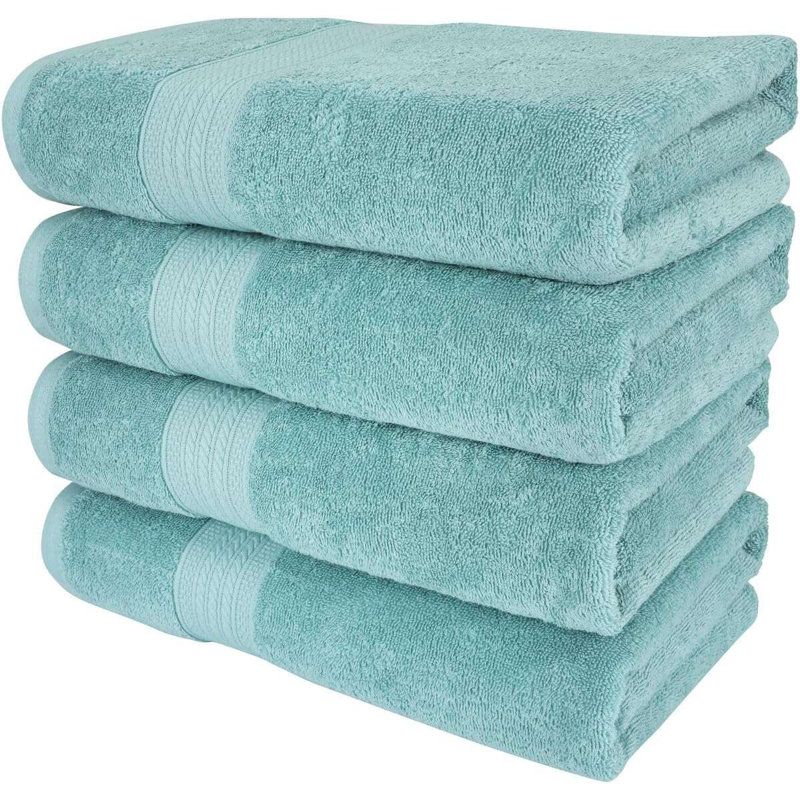 Zetilla Plush Bath Towel, Aqua