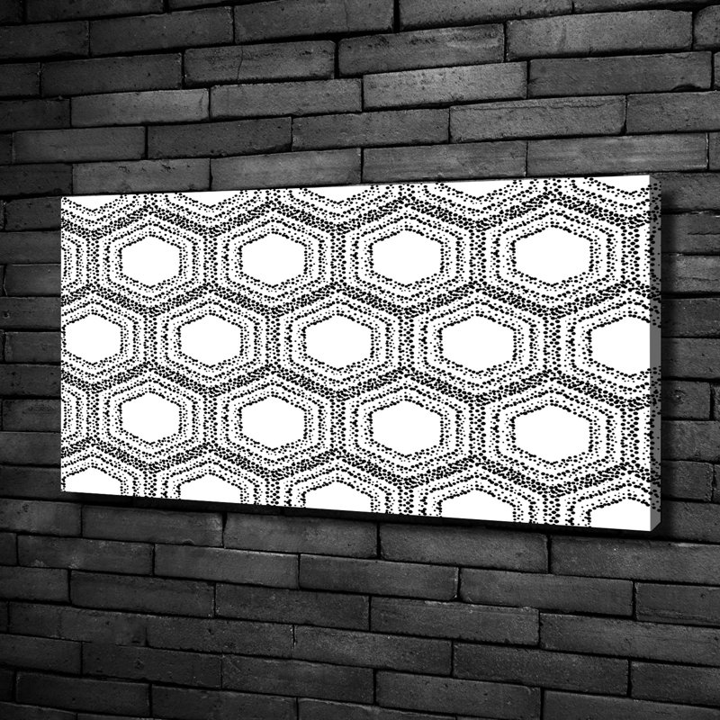 Geometric Background - Wrapped Canvas Print, 50cm H x 100cm W