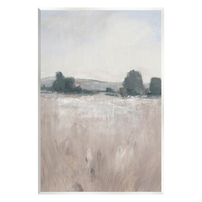 Art champêtre sur une prairie champêtre, par Tim Otoole, H 19 po x l 13 po x P 0,5 po