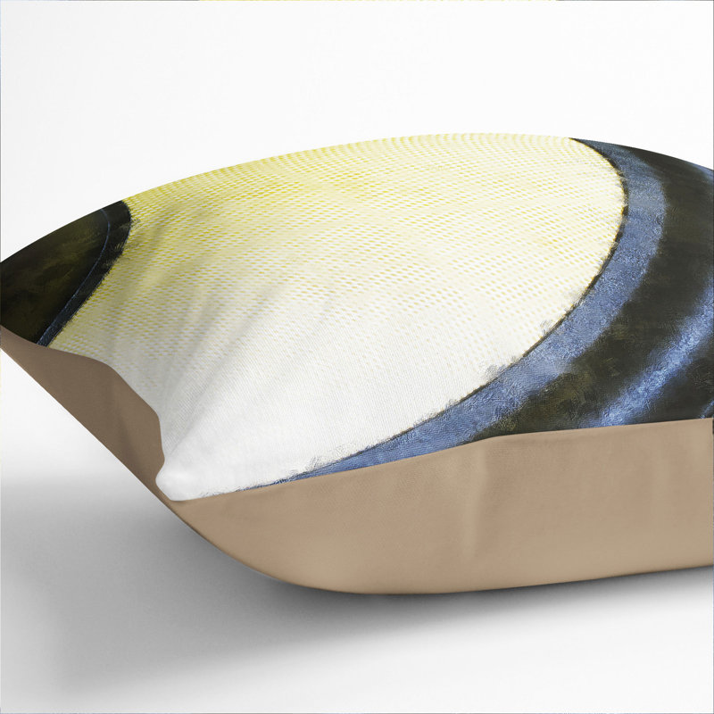 Yellow Speaker Square Throw Cushion, Stone, 55cm H x 55cm W x 20cm D