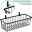 Ensemble de 2 petites organisateurs de tablettes et d'armoires - Idéal pour les armoires, les tablettes, les placards, les comptoirs de meuble-lavabo, sous le lavabo, le garde-manger, la salle de lavage ou le garage