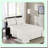 CottonBlend Queen Percale Sheets - Wrinkle Free 200TC Bed Sheet Set - Breathable & Refreshing - Ivory Queen Size 4PC Cotton Rich Sheets