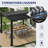  Erommy 10' x 10' Outdoor Pergola with Adjustable Louvered Roof & Integrated Drainage, Heavy-Duty Metal Louvered Pergola without Curtains for Patios-90612910-131590747