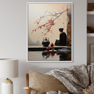 «Jaismeen Japon Art Tea Cerémonie II», reproduction sur toile