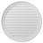 Round Gable Vent Louver, Functional-87956343