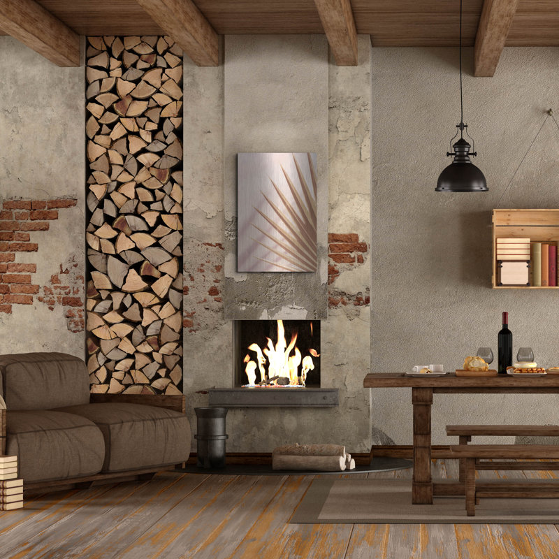 Bay Isle Home ™ «Pastel Fan 4» par Ian Winistanley, art mural en métal, H 36 po x l 24 po