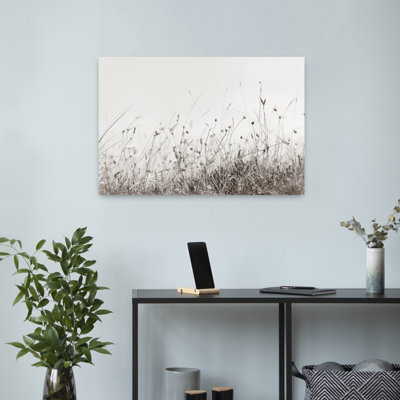Contemporary Art Abstract Coastal Landscape Art by Deborah Revell - Wrapped Canvas Print