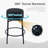 Alonsa Swivel Backless Boucle Upholstered 26.7"H Counter Stool with Steel Frame (Set of 2/3)-1774100987-1767191449