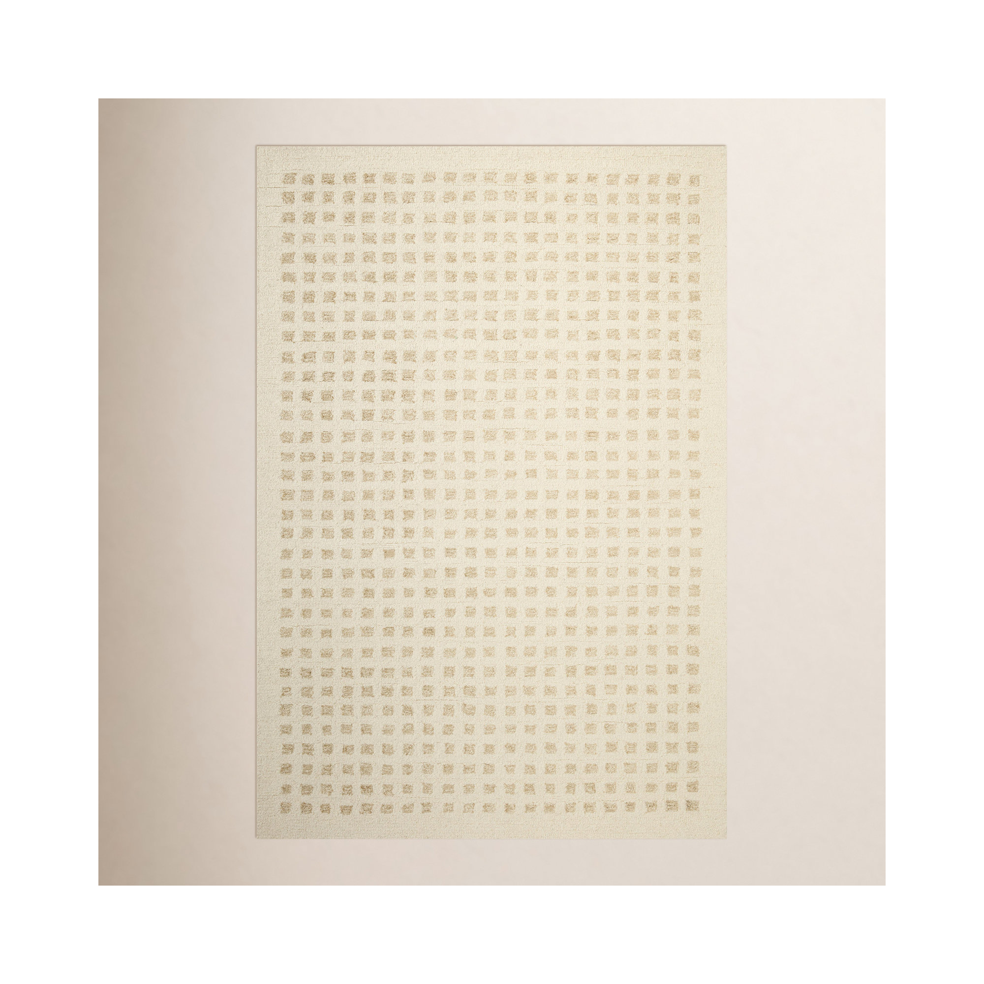 Chris Loves Julia x Loloi Polly Handmade Ivory/Natural Rug, Rectangle 8'6" x 11'6"