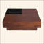 TABLE BASSE DE RANGEMENT EN BOIS D'ACACIA