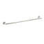 Emtek Modern Tubular Brass Towel Bar w/ Small Disc Rosette, Center-to-Center-584331610-584331611