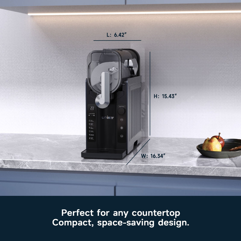 Slushie Machine 88 Oz Touch Screen Slushy Machine 15-minute Frozen Drink Maker With 6 Preset Settings