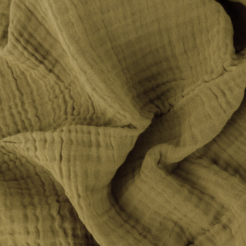 Lark Knitted Throw Blanket, Khaki