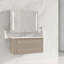 Alma 42.25" Wall Mounted Single Bathroom Vanity with Top-476841942