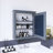 24” Rectangular Wood Medicine Cabinet With Mirror-1071601171