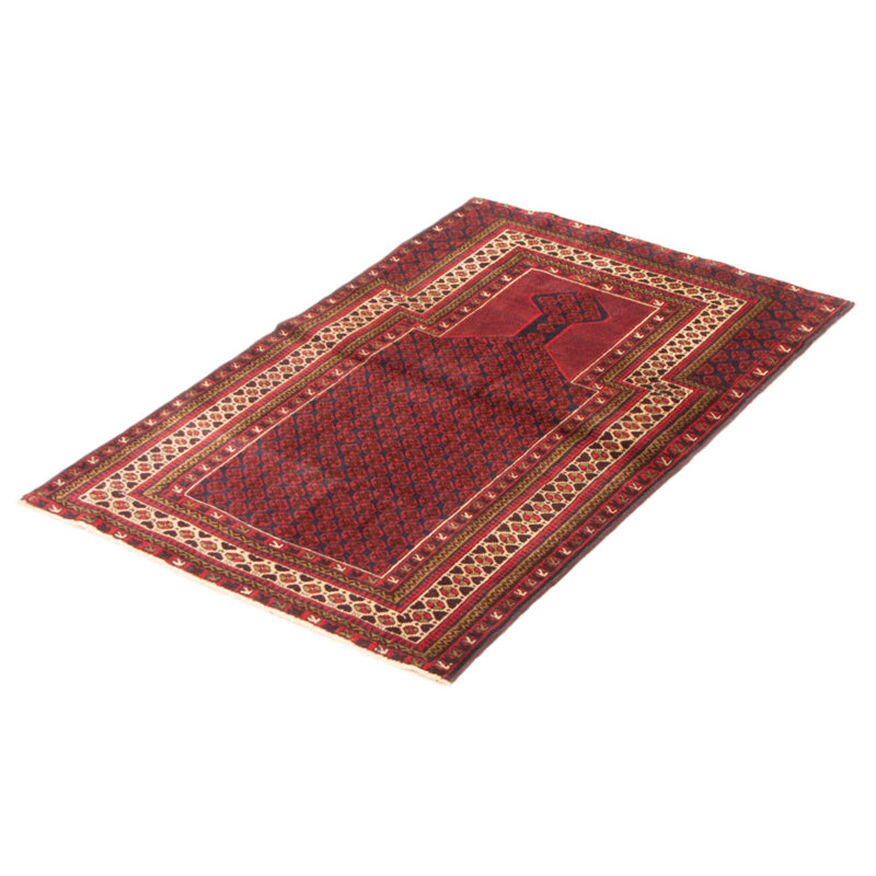 Teimani Red Rug 3'1" x 4'11"