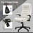 High Back Vibration Massage Office Chair Heated Reclining PU Leather Computer Chair-1372763426