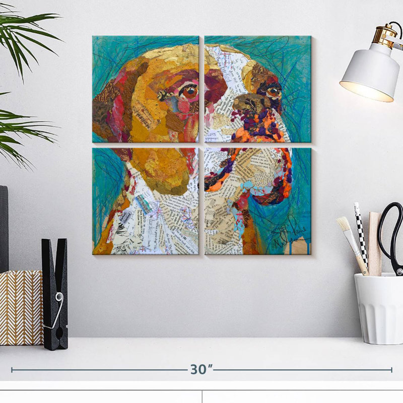 Brampt Beach Boxer, 18" H x 18" W