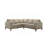 Upholstered L-Shaped Sectional Symmetrical