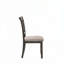 Upholstered Dining Chair with Wood Legs