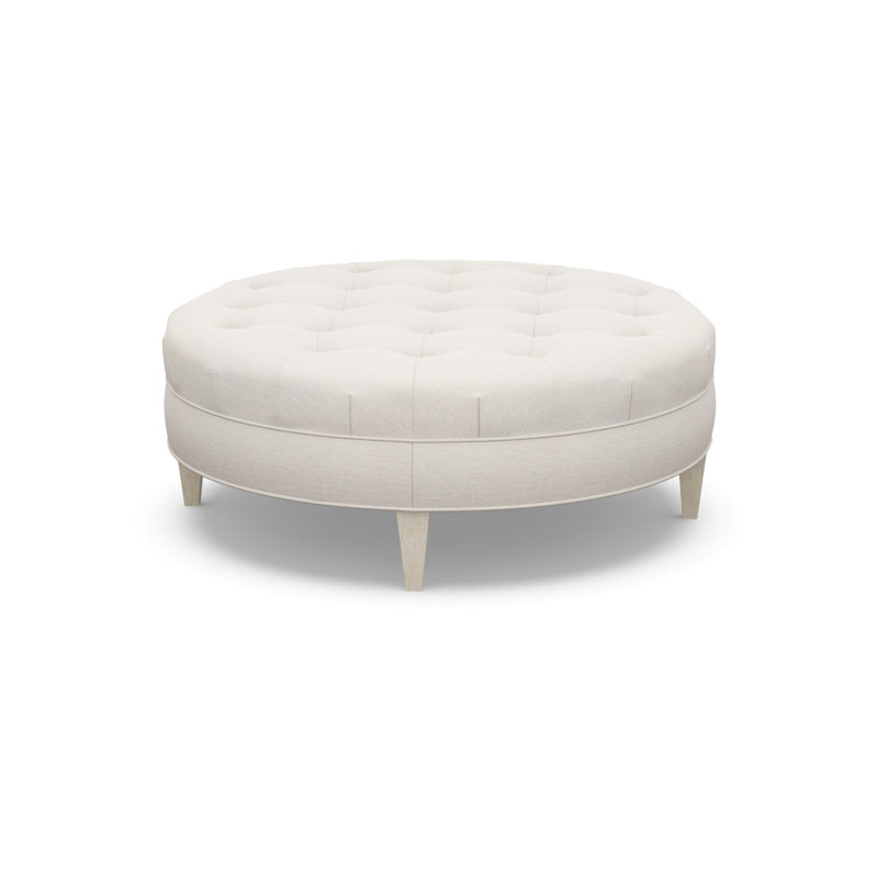 Round Ottoman, 2243-80, Sandstone