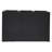 3-Section Wicker Planter Box - Black
