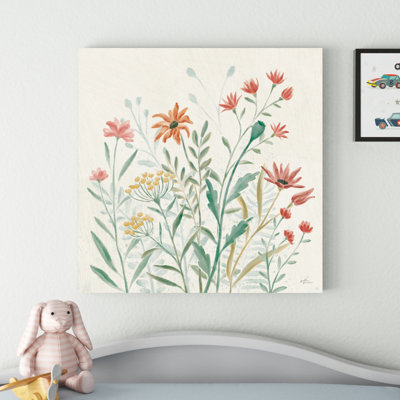 «Wildflower Vibes II» par Janelle Penner - peinture sur toile tendue