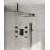 DualJetSpa 12" Dual Shower Head with Body Jets,Thermostatic Shower Faucet System with Rough-In Valve