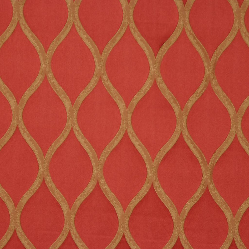 Imported Geometric Fabric, Ginger