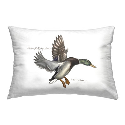 Coussin Flying Mallard Duck
