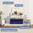 TV Stand For Tvs Up To 80" With Electric Fireplace Included-1653645721
