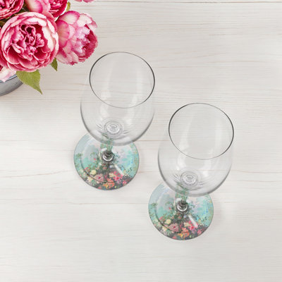 Sous-verres ronds en cuir Jardin Defosse