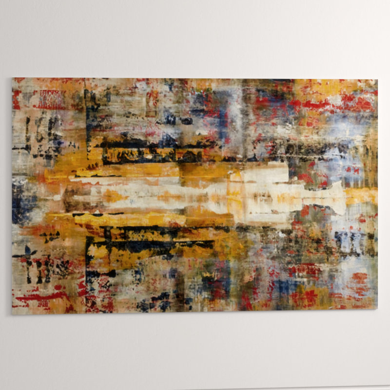 Slide Rule Painting by Alexys Henry, Outdoor, 54" H x 85" W x 1.5" D