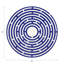 Constellations Maze Pebble 16" Vinyl Placemat