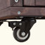 Îlot de cuisine d'extérieur 78,3 po avec table pliable et poubelle inclinable Ettie-121163789
