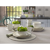 Gourmet Basics by Mikasa Juliana 16 Piece Dinnerware Set, Service for 4