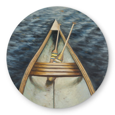 Canoeing on the Lake Rug - Marine Bathroom Outdoor Decor