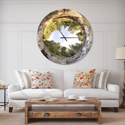Wild River Tube - Modern wall clock