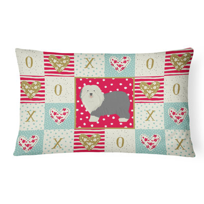  Coussin Old English Sheepdog Love