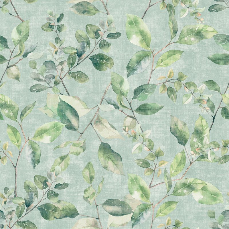 Lucene Green Spring Vines Wallpaper