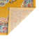 Tapis oriental jaune Armgard