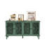 Buffet antique 60 "avec sculptures florales-628464375