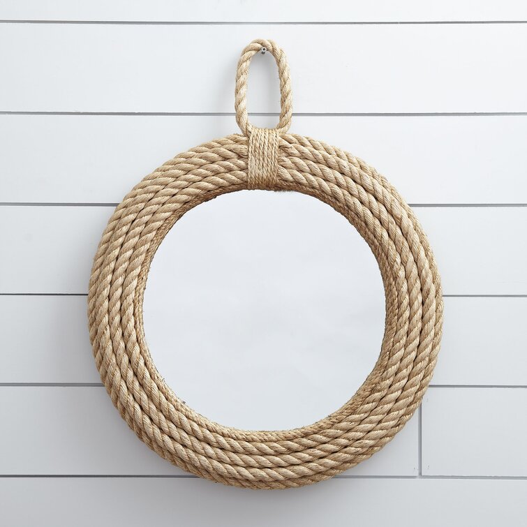 Thistle Round Rope Wall Mirror