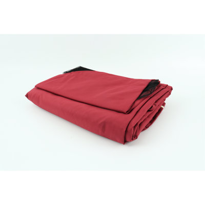 Red 10X12 Ft Gazebo Replacement Cover. With Block. Water-Repellent & Prosperous. Double Tiered Roof Drains And Netting. Fits 10X10 Outdoor Canopy In Red. Protected Fabric. Pliable. Drain Holes