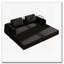 Canapé-lit convertible en velours côtelé avec coussin cylindrique Corduroy-1903176723